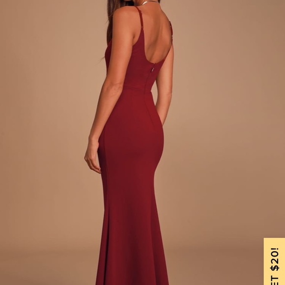 COPY - Lulus Infinite Glory Wine Red Maxi Dress - Picture 7 of 11